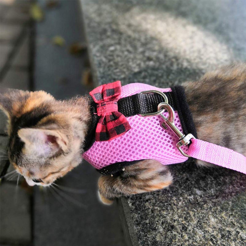 Rypet Ferret Harness and Leash - Soft Mesh Small Pet Harness with Safe Bell, No Pull Comfort Padded Vest for Guinea Pig, Hamster, Rats and Similar Small Animals - Image 4